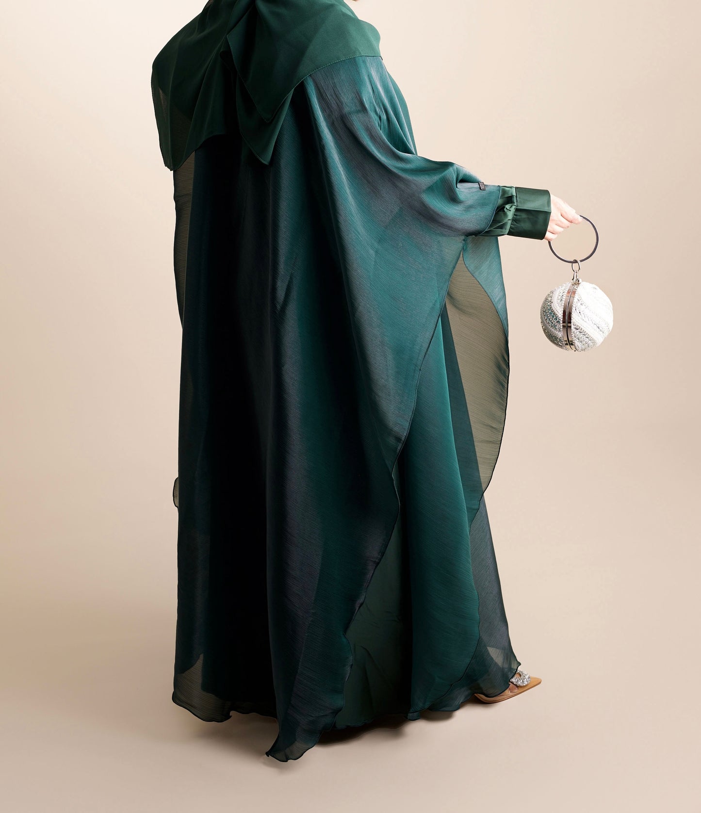 Ethereal Emerald Green Abaya