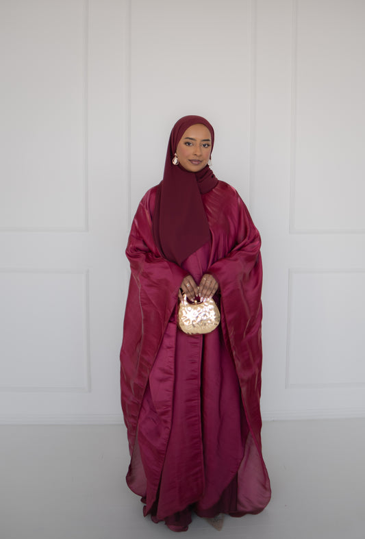 Ethereal Red Diamond Abaya