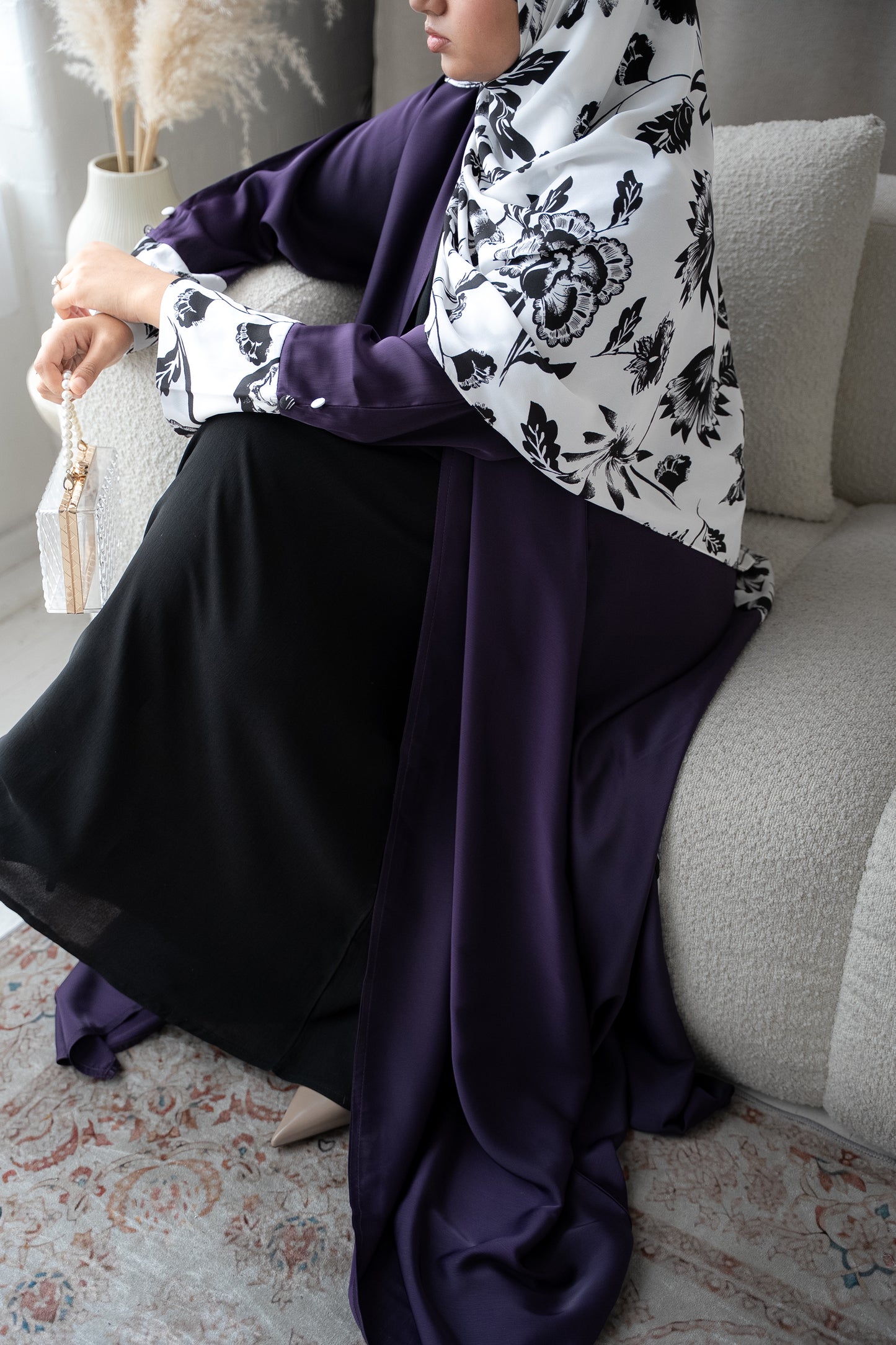 Mulberry Bloom Abaya