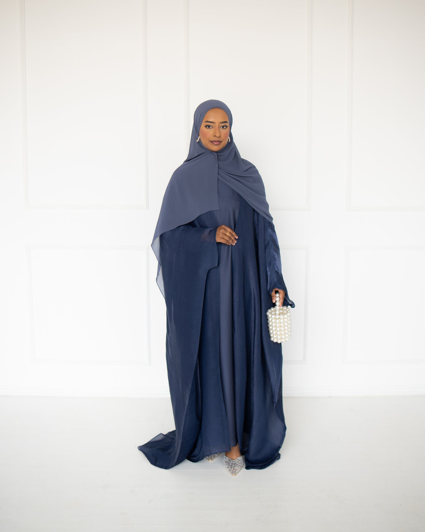 Ethereal Abaya in Sapphire Blue
