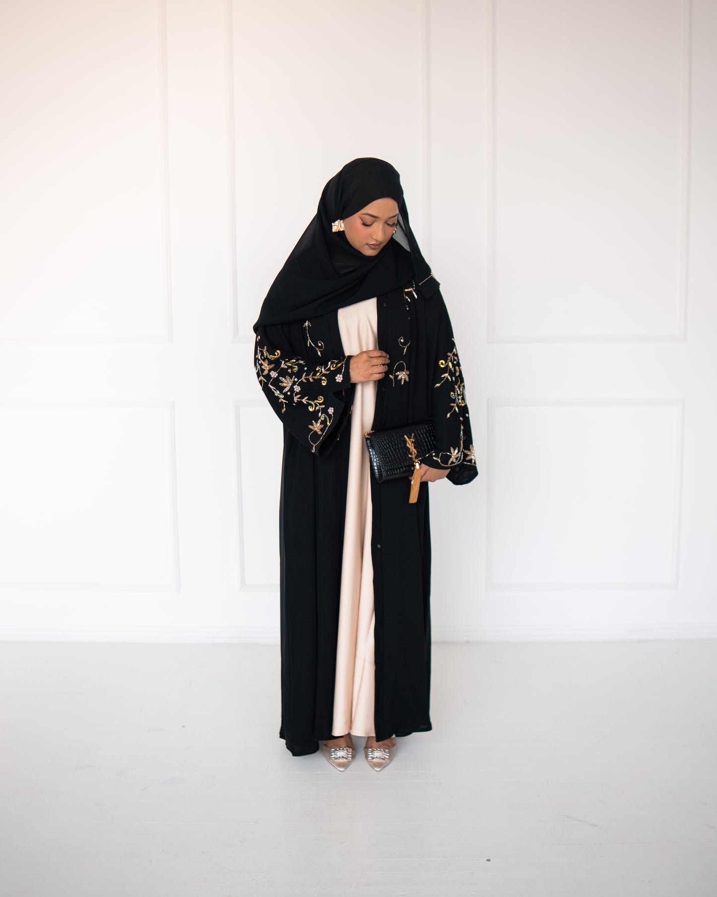 Golden Night Abaya