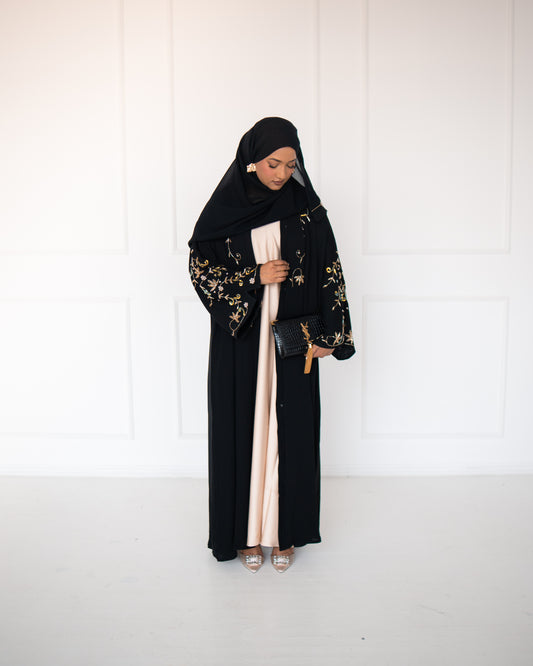Golden Night Abaya