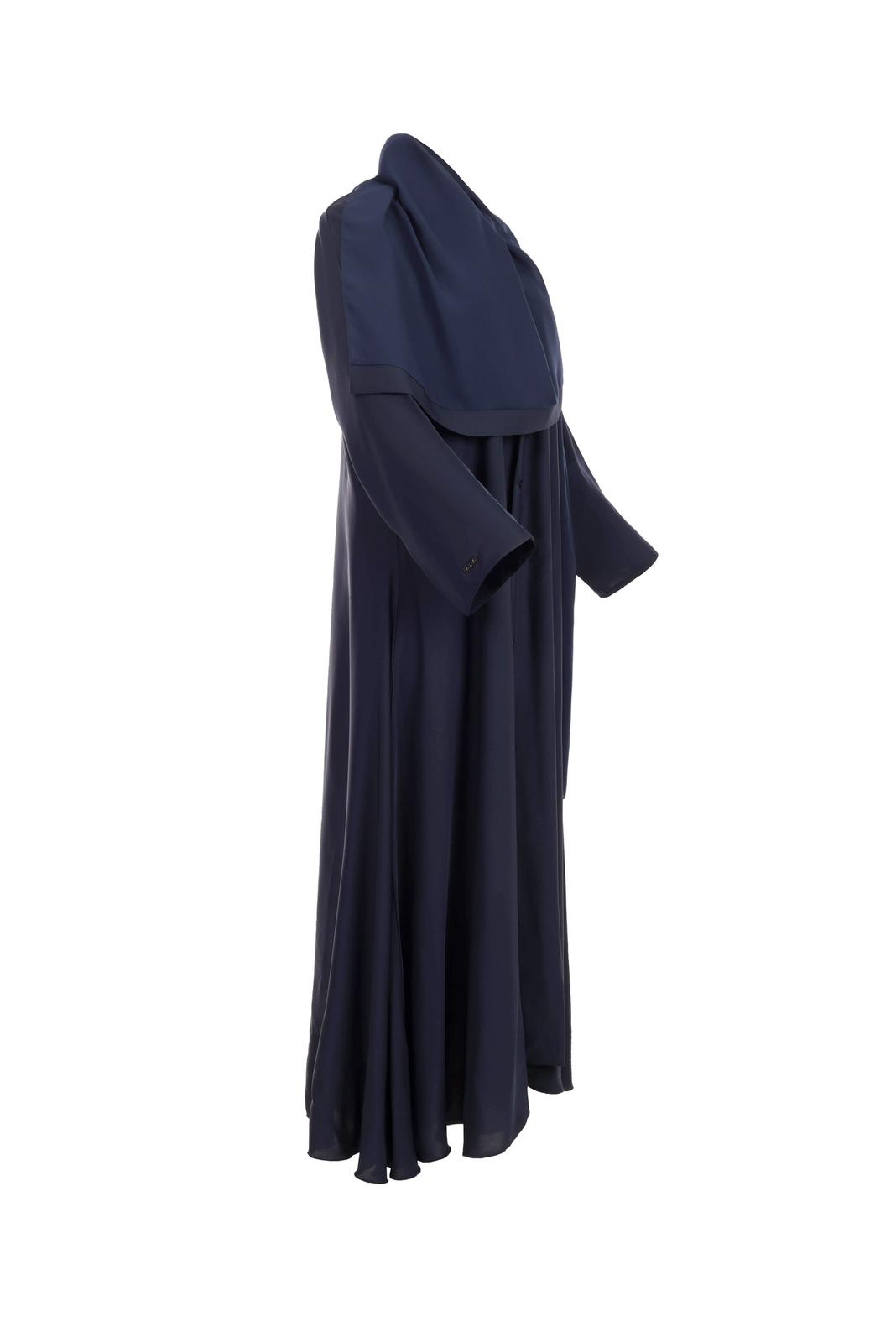 MIDNIGHT BLUE Flowy Open Abaya