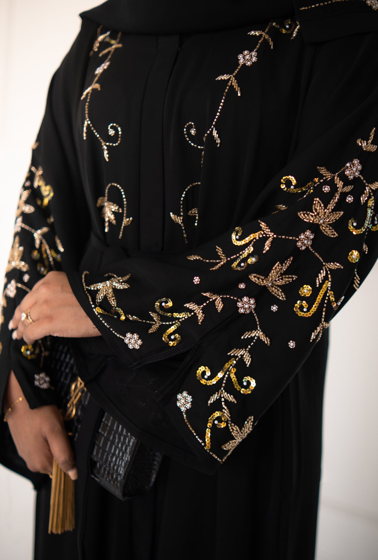 Golden Night Abaya